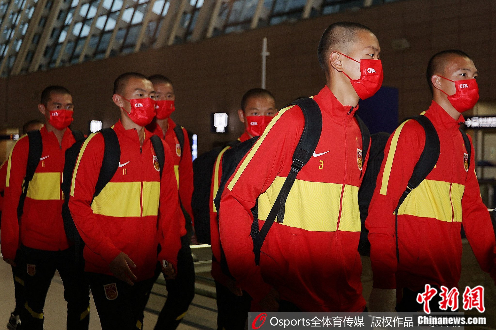 中国U17男足。图片来源:Osports全体育图片社 止颓回暖中的中国足球:青训崛起让国青国少照